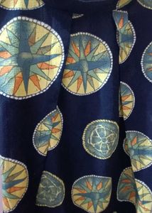Unique Compass Print Sleeveless Top