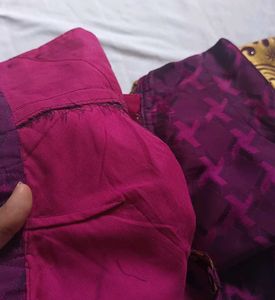 Beautiful Purple Silk Blouses..set of two