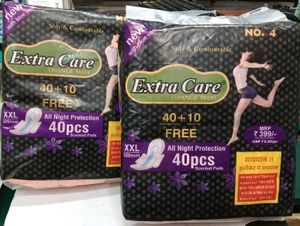 Extra Care Orange Maxi Pads xxl 40+10 set of 2