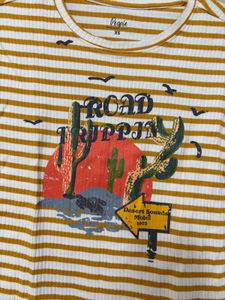 Striped Road Trippin' Graphic Tee