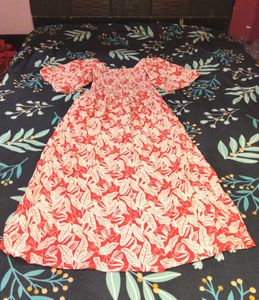 Boho Smocked Maxi Dress