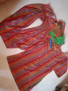 Striped Kurta Set