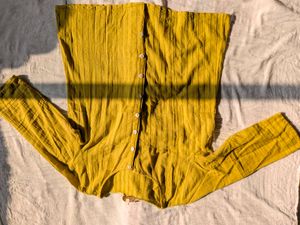 Yellow Top with Detail