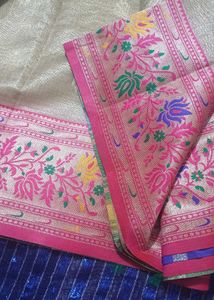 🆕️ Banarasi Bamboo Silk Paithani Saree