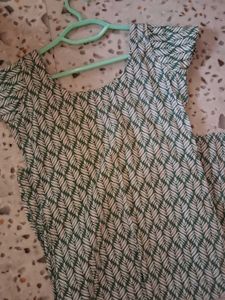 Printed Green Kurti
