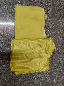 Elegant Yellow Embroidered party wear Kurta Set