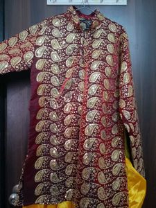 Embroidered Kurta &amp; Dhoti Set Navratri Special