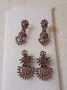 Oxidized Studs 2 Pairs