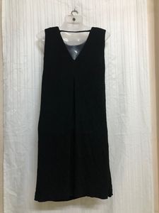 Mango Black Midi Dress