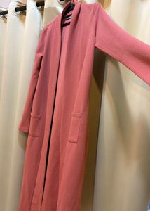 Dusty Rose Longline Cardigan