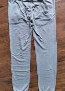 Men's Gray Striped Joggers