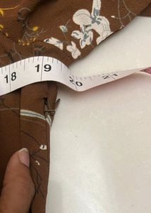 Party Wear Brown Dress