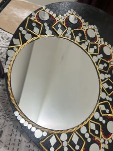 Big Mirror Lippan Artwork