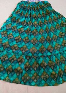 Bandhani lehenga skirt