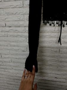 Alpaca Wool Cardigan With Beads