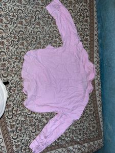 Pink Button-Up Shirt