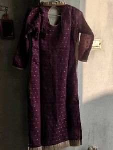 Elegant Purple Kurta
