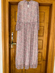 Anima Print Maxi Dress In Size Xxl