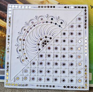 royal color lippan/ mirror art work