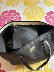 LACOSTE tote bag (black)