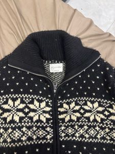 Cozy Fair Isle Zip-Up Sweater