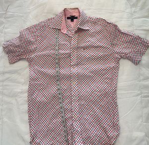 Tommy Hilfiger Men's Short Sleeve Plaid Shirt