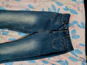 Vintage Flared Blue Denim Jeans