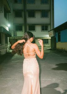 Sparkling Gold Maxi Dress