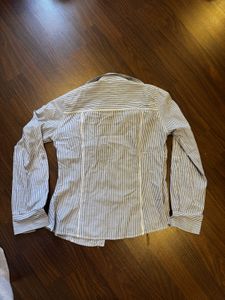 Striped Button-Up Shirt