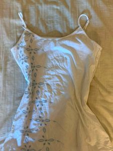 Y2k whimsy White Camisole Top