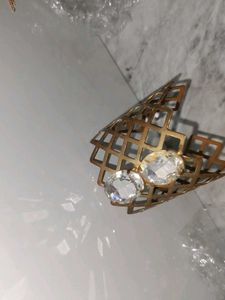 Unique Gold Tone Cuff Bracelet