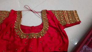 Stunning Bridal  Aari work Red  ♥️ Blouse