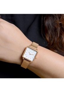 Joker &amp; Witch Rose Gold Square Watch