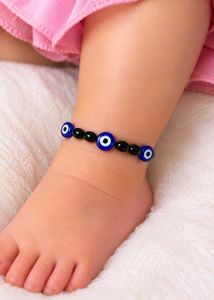 Baby Evil Eye Anklet ( Customisation Available)