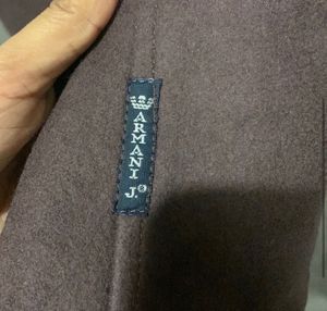Armani Jeans Woolen / Fur Reversible Jacket