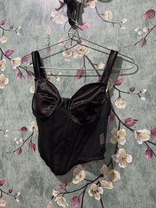 Satin Bustier Top