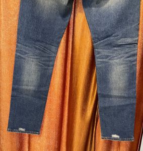 Levi’s Men Straight Fit Distressed Heavy Jeans