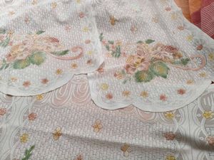 Floral Embroidered Sofa covers Set