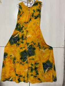 Vibrant Tie-Dye Maxi Dress