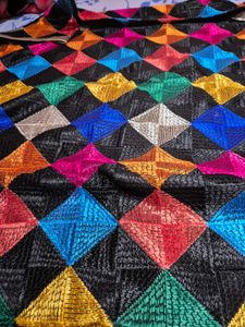 Phulkari crepe Dupatta