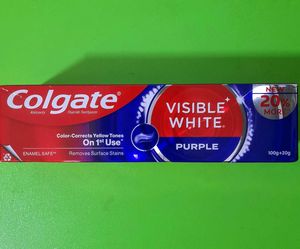 Colgate Visible White Purple Toothpaste (120g)