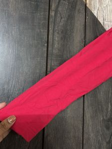 Red Graphic Print Cropped T-Shirt