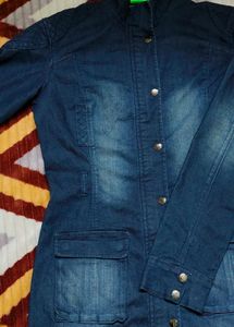 Denim Long Jacket