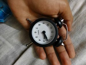 Mini Alarm Clock Watch