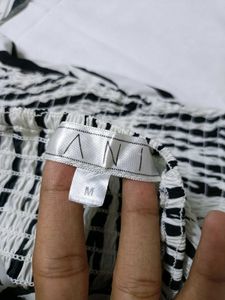 ANI animal print crop top