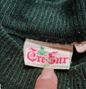 Green Crewneck Sweater