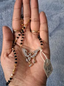 Mangalsutra without earrings