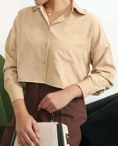 🔻 LOWEST pr - Drop shoulder spread collar shirt