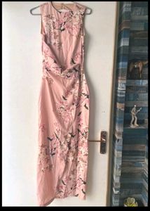 Harpa Floral Print A-line Wrap Dress