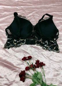 Black Lace Padded Bra